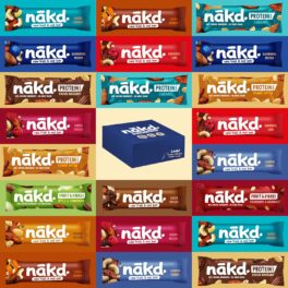 Nakd Repen Nakd Fruit- en Notenrepen Gezonde snacks voor volwassenen en kinderen. Ontbijtrepen eten. Veganistische, zuivelvrije, tarwevrije, glutenvrije repen. (24 Repen)