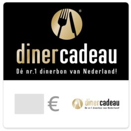 Dinercadeau Cadeaubon - voor Nederland - per e-mail
