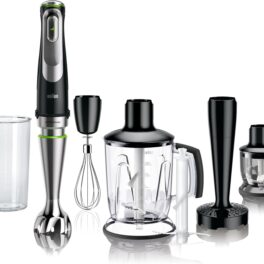 Braun MultiQuick 9 MQ 9147X Staafmixer - 1200 Watt - Traploze snelheidsinstelling - ActiveBlade technologie - Splashcontrol - inclusief 5 accessoires