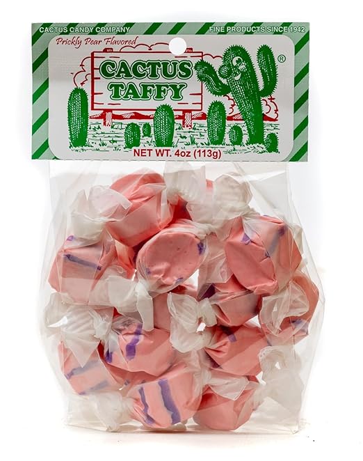 Cactus Candy Company - Prickly Pear Taffy | A Unique Sweet Treat Made in Arizona (4oz) - Afbeelding 2
